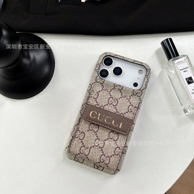 复古卡包插卡保护套适用iPhone17ProMax潮牌欧美防摔苹果16手机壳|undefined