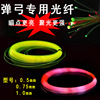 Slingshot with flat rubber bands, fluorescence sight, street toy with accessories, 0.75mm
