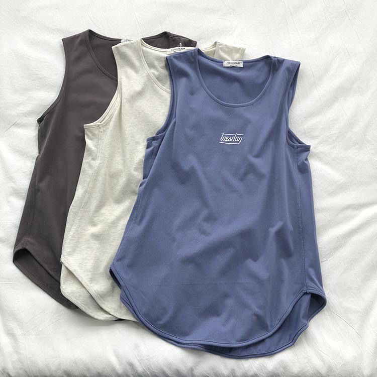 Gordo mm2 - 300 kg suelto y tamaño grande versátil retro ocio deportivo chaleco de base para vestir la camisa de mujer en la moda