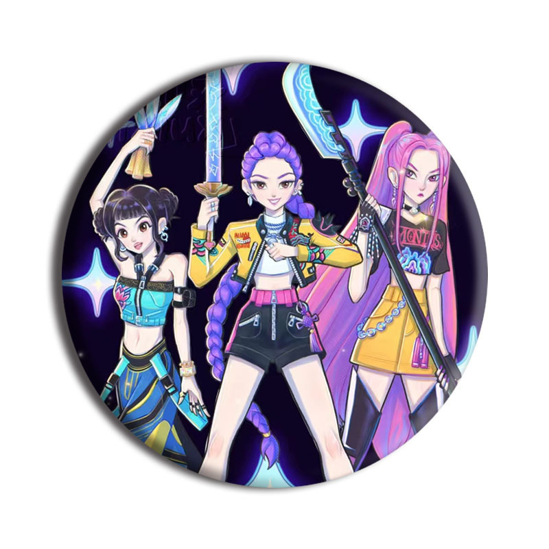 猎魔女团二次元圆形吧唧动漫徽章|undefined