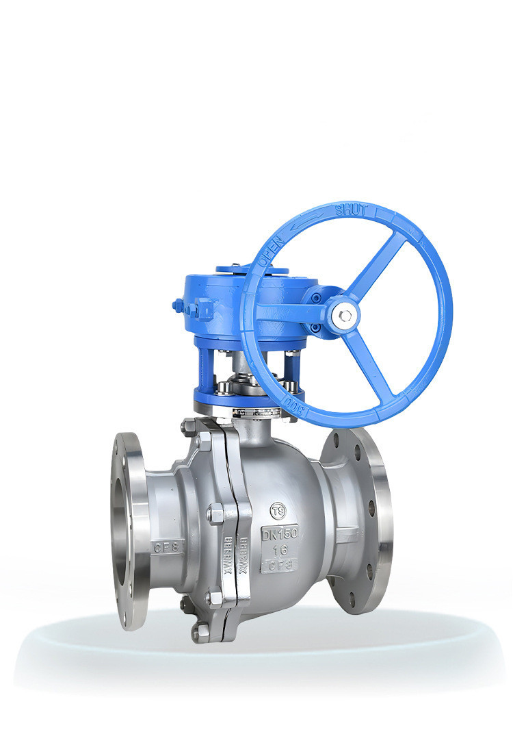 Q341F-16P不锈钢涡轮304316耐高热蒸汽耐酸碱 油品涡轮球阀