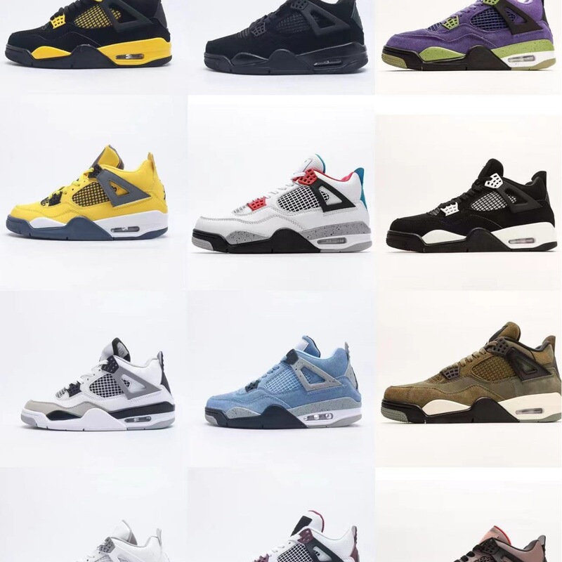 Putian shoes AJ4 men's shoes, Jordan basketball shoes, original men's college sports shoes, co-branded AJ3 basketball shoes