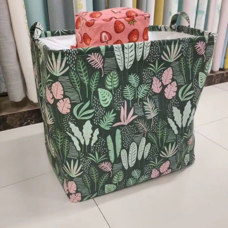 Jumbo Non-Woven Fabric Storage Basket Waterproof Sundries Foldable Drawstring Laundry Basket Large Dirty Clothes Storage Bag