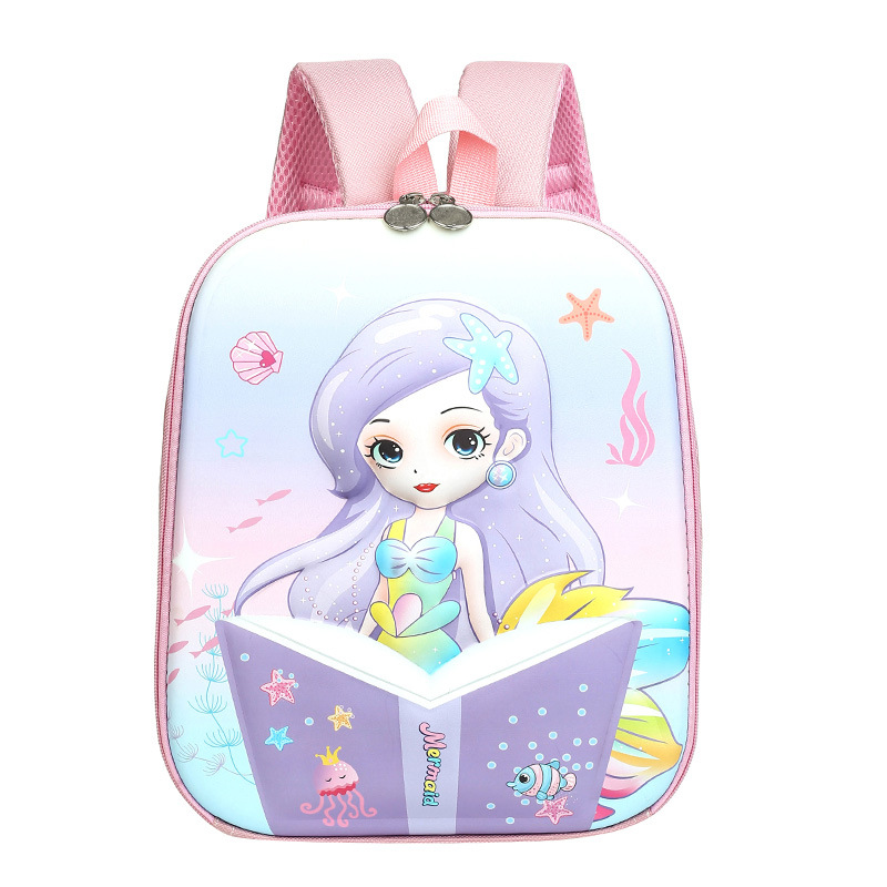Nueva mochila de jardín de infantes, mochila para bebé ultraligera, mochila pequeña portátil para niños de 3 a 6 años, diseño de dibujos animados, clase media