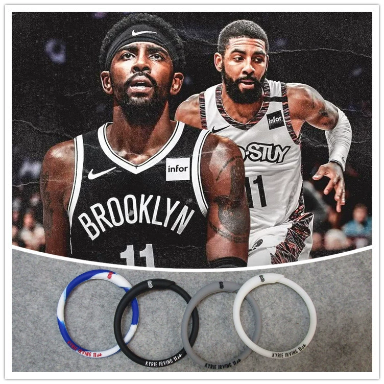 Звезда баскетбола № 11 Спортивный браслет Irving Circle Силиконовый светящийся браслет Ювелирные изделия Kobe Irving Durant Wei