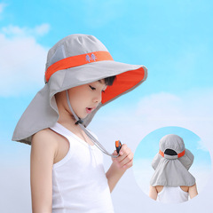 New children's sun hat spring and summer anti-UV sun hat for boys and girls fisherman hat baby beach sun hat