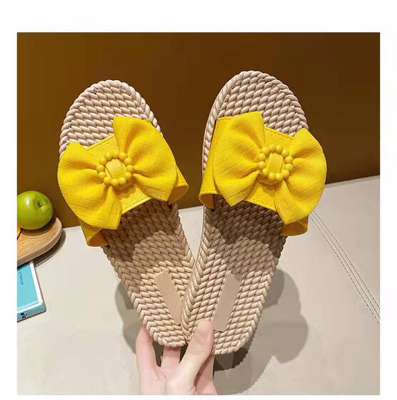 Women's slippers new fashion all-match bottom mid heel indoor and outdoor wear thick bottom Internet celebrity ins Korean style non-slip sandals for women