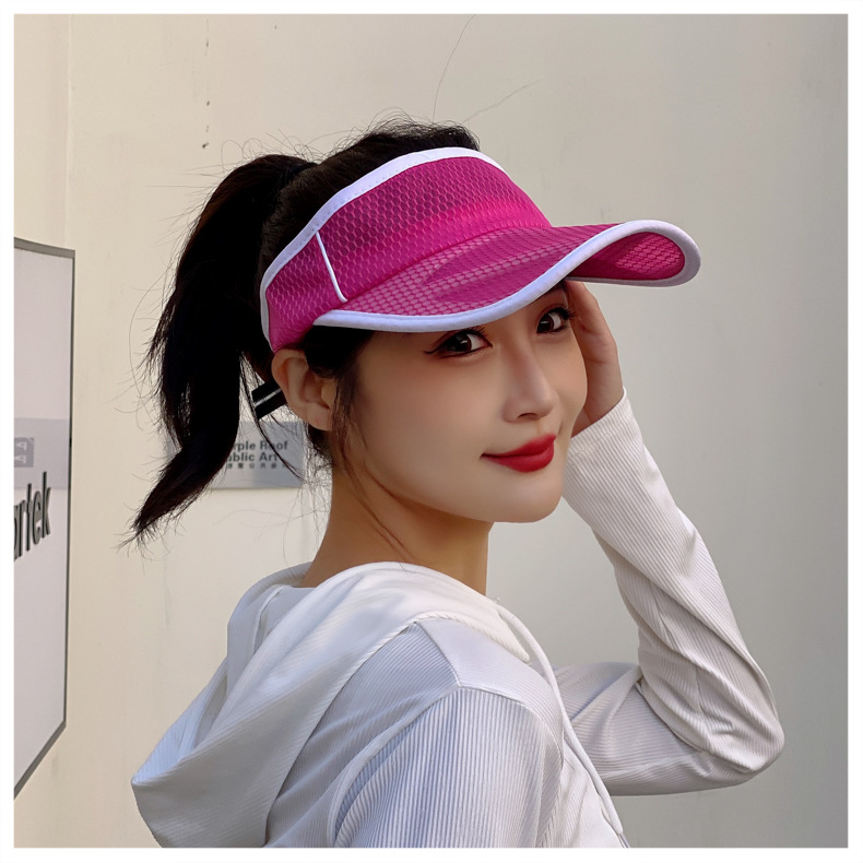 Summer Visor Hat For Women And Men Quick Drying Mesh Sun Hat_voghion.com