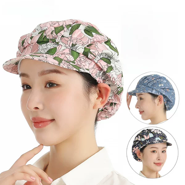 Xuan's New Chef Hat Children's Kitchen Household Cooking Work Hat Anti-oil Fume Anti-hair Catering Hygiene Work Hat