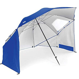 Cross-Border Amazon Sports Outdoor Portable Multi-Functional Sunshade Beach Tent Umbrella with Window Fishing Beach Umbrella