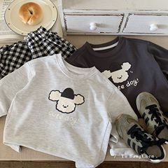 Bangcheng 子供長袖 Tシャツ 2025 秋の新韓国語版少年漫画プルオーバーボトリングシャツ子供服 H0333