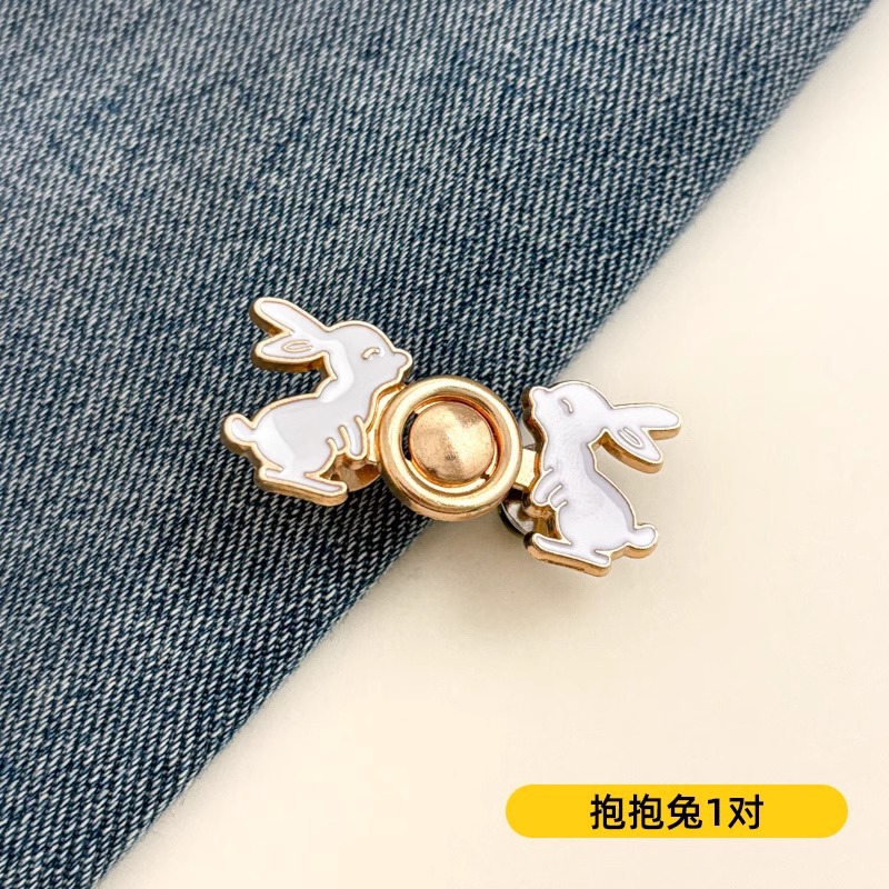 Pantalones de cintura de artefactos de cintura ajustable tamaño de cintura de artefactos de jeans cabeza de cintura de cintura de abrazadera de ropa fijación de abrazadera invisible