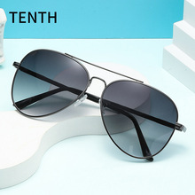 厂家批发蛤蟆镜男士金属双梁驾驶钓鱼太阳镜防紫外线墨镜金属框