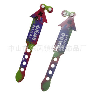 Manufacturer Produces Transparent Pvc Disposable Snap Wrist Straps, Reflective Kidsren's Snap Ruler Bracelets, Snap Rings, Custom-Made