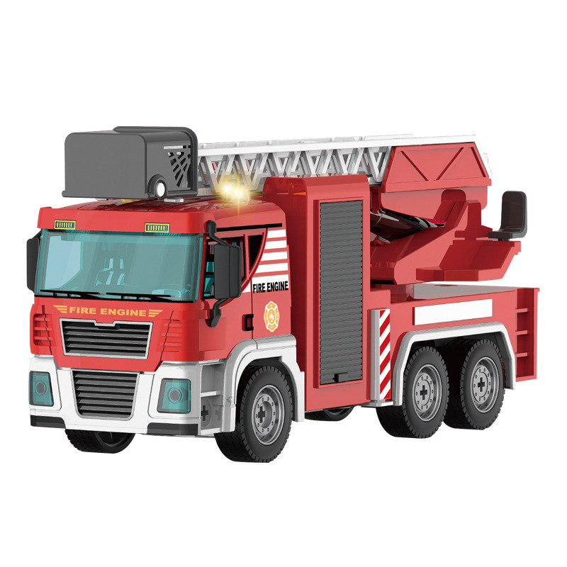 Envío gratuito grande desmontaje ingeniería vehículo juguete DIY tuerca desmontable montaje simulación minería vehículo modelo camión de bomberos