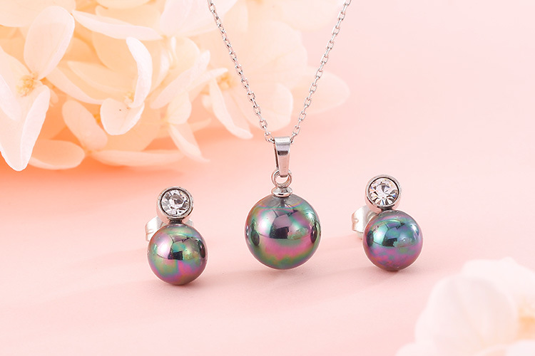 Wholesale Jewelry Fashion 304 Stainless Steel Rhinestones display picture 4