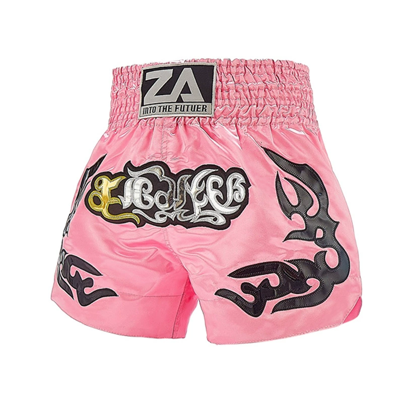 Boxing Training Shorts, Muay Thai Style, Satin Finish, Sizes XXXS(110)–XXXXL(200)