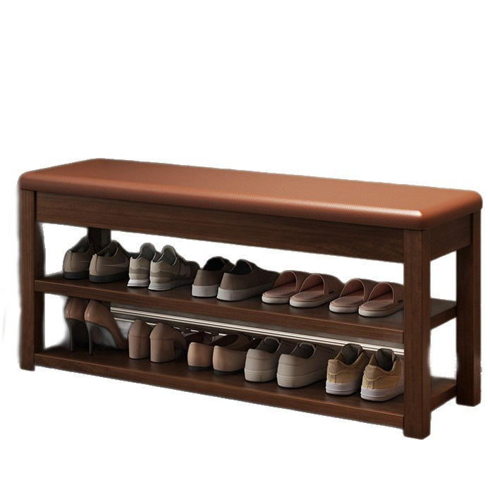 Taburete de cambio de zapatos simple en la puerta, zapatero doméstico en la puerta, puede sentarse en el zapatero, sentarse en el taburete, entrada integrada, taburete de zapatos de tira larga