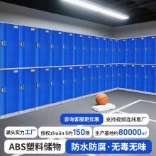 工厂加厚abs塑料储物柜企业办公室智能文件柜多层寄存柜员工柜