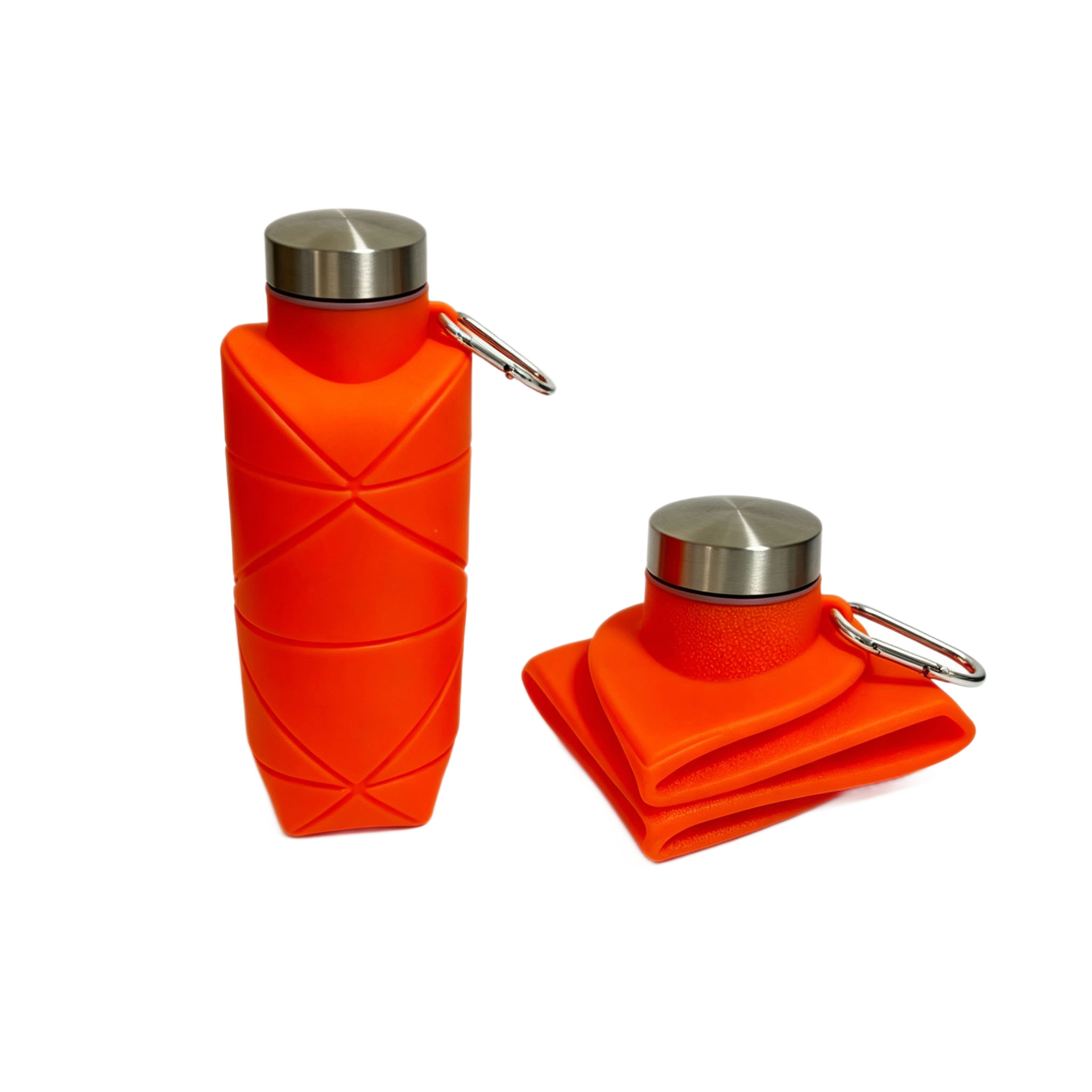 700ml de silicona hervidor plegable portátil taza de agua deportiva al aire libre gran capacidad a prueba de fugas botella de agua telescópica image 6