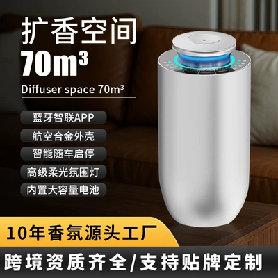 Cross-border home fragrance machine, essential oil diffuser for bedroom, office smart timed diffuser, car-mounted aroma diffuser