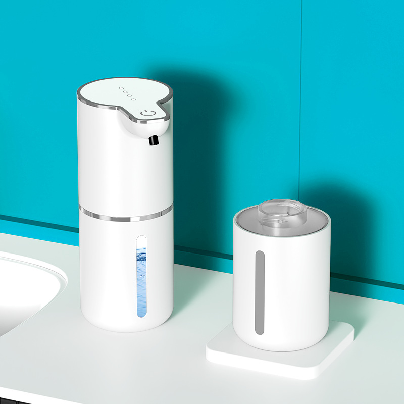 Nuevo producto M1 dispositivo de jabón de inducción espuma de inducción automática lavador de manos colgante de pared dispositivo de lavado de manos inteligente dispositivo de jabón automático