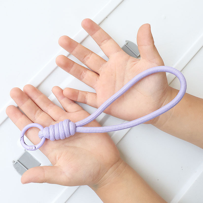 卸売新しい編まれた結び目携帯電話ストラップショート紛失防止ウォーターカップリストストラップ多用途ドーパミンジュエリーストラップ|undefined