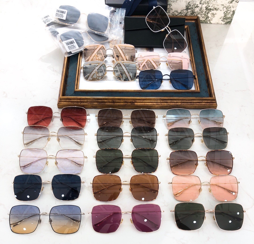 2021新款D 高品质方框太阳镜女日韩甜美时尚外贸眼镜防紫外线墨镜|ms