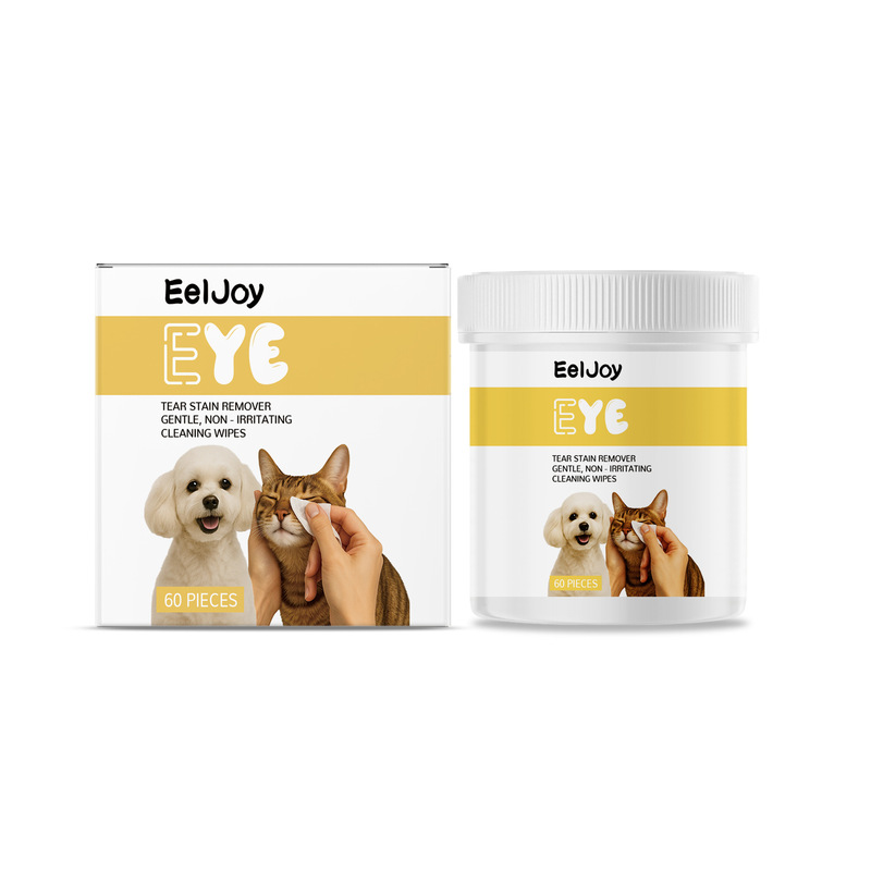 EELJOY 宠物眼部湿巾 柔软亲肤清洁泪痕免洗狗狗猫咪日常清洁护理|undefined