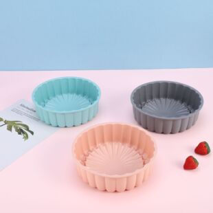 Cross-Border Household Silicone Sunflower Chicken Cake Mold Baking Tool Silicone 100% off Round Cake Mold