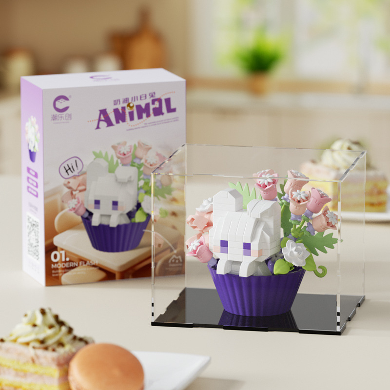 Postre - Crema conejo blanco 228 gránulos + acrílico