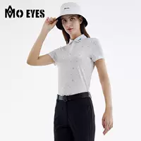 MO EYES Magic Eye Golf с короткими рукавами, женская футболка с принтом, летний мягкий топ, высокоэластичная спортивная ткань
