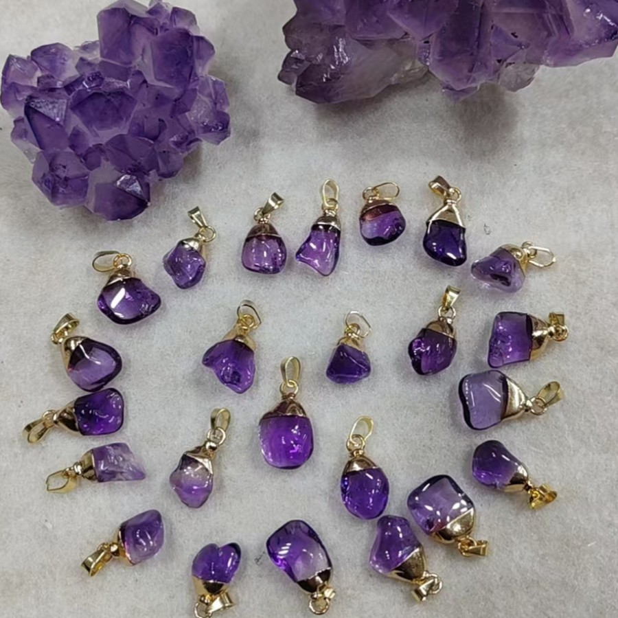 natural water with amethyst