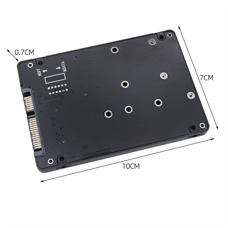 Ngff msata回転sataハードディスクケースm.2 ssd回転sata3二合一msata回転sataアダプタ|undefined