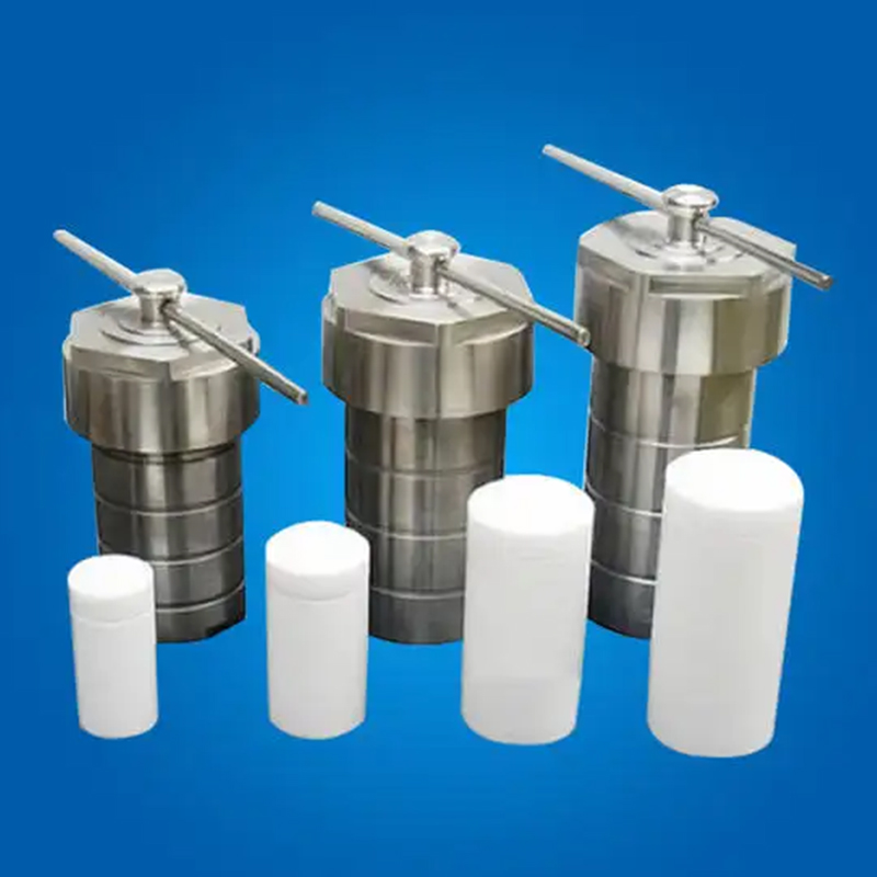 ll实验水热合成反应釜内衬压力消解罐内胆25ml50ml100ml150ml200m