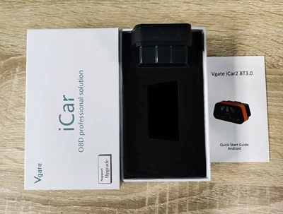 Icar 2 Obd2 Bluetooth 3.0 Car Android Fault Code Reader and Eraser Diagnostic Tool Engine Detection (Avtomobil diaqnostika alətləri) - all-black