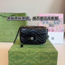欧美库奇时尚单肩链条包马蒙系列真皮牛皮单肩斜挎包迷你马卡龙