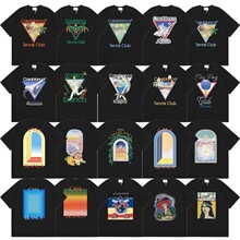 �羳2025��װCasa����������LOGOӡ����Ů���ɶ���T���ذ�����