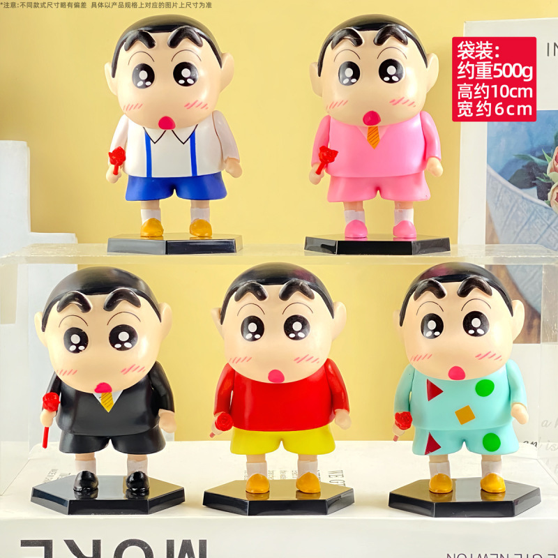 クレヨンしんちゃんの手作りブラインドケース美楽ティクロミルビ宝可夢いちご熊玩具人形置物模型|undefined