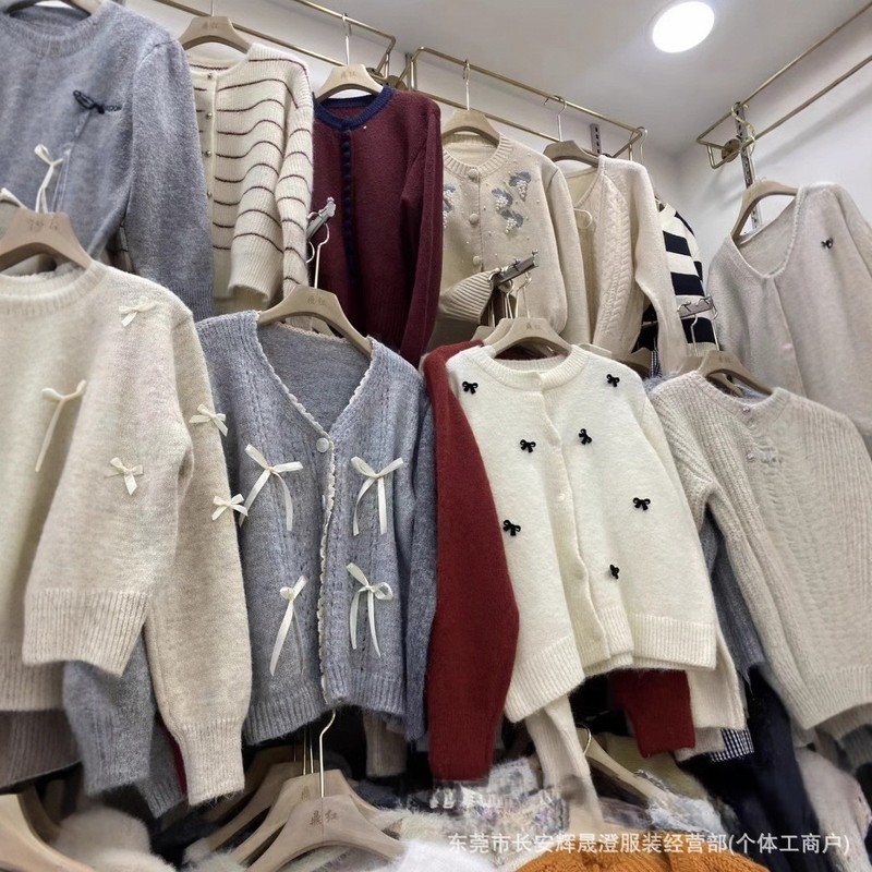 工厂一手货源女装秋季套头毛衣批发便宜外套服装地摊针织衫|undefined