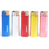 Longshun metal windproof lighter small and exquisite personality Creative vacuum coating colorful lighter can inflatable men