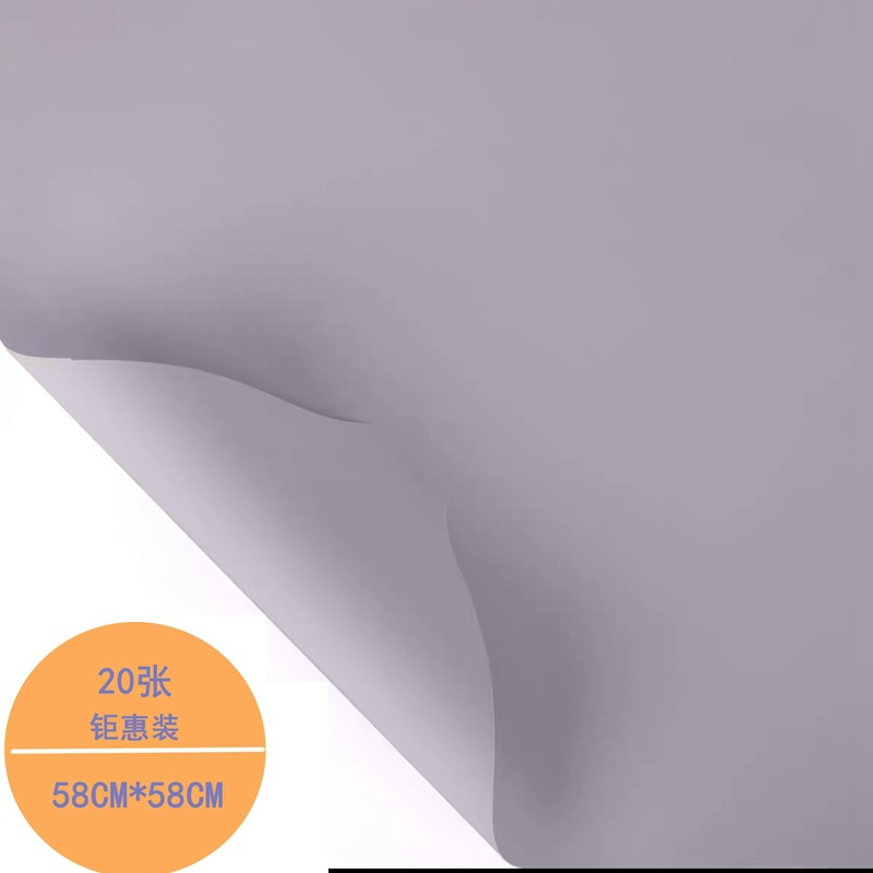 Papel de embalaje de flores floristería ramo floral papel de embalaje de flores papel de regalo papel de doble cara de dos colores Ouya papel al por mayor