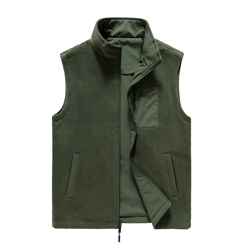 Chaleco de hombre chaleco de veludo de otoño chaleco de hombro delgado primavera y otoño cardigán chaqueta sin mangas chaqueta casual