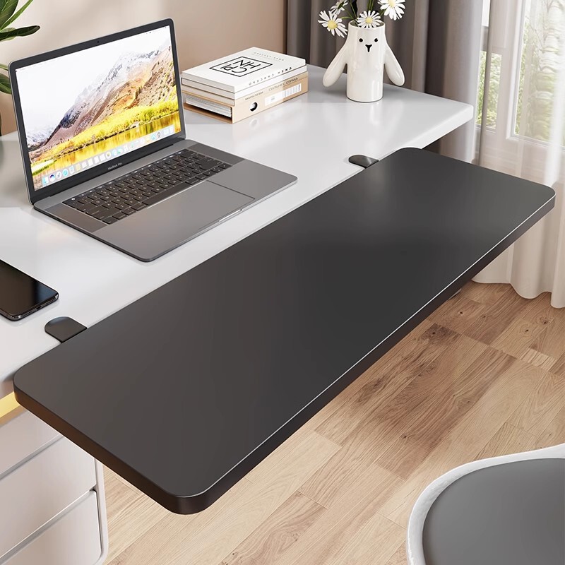 Foldable Desktop Extension Board Keyboard Tray Computer Extension Board Widening and Lengthening Desk Extension Support Expansion Stand Foldable Desktop Extension Board Keyboard Tray Computer Extension Board Widening and Lengthening Desk Extension Support Expansion Stand