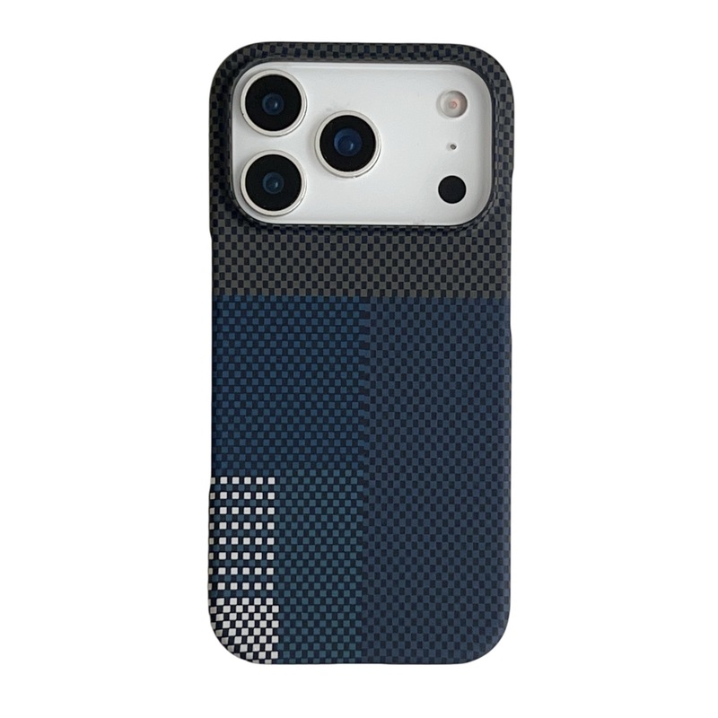 适用iPhone17promax凯夫拉纹磁吸手机壳苹果16磨砂超薄PC防摔套15|undefined