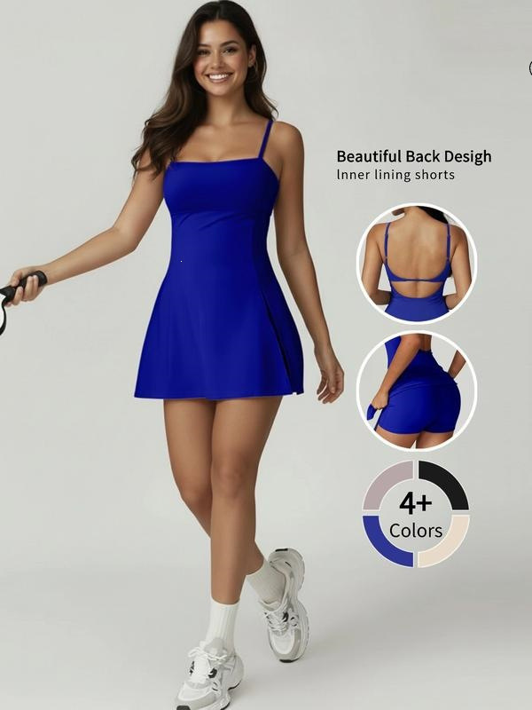 L 99472 Breathable Backs Sport Dress with Padded Top