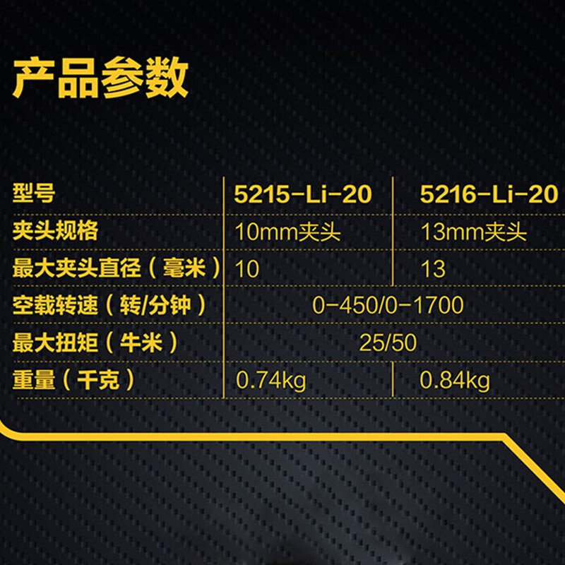 Pequeño fuerte pequeño fuerte 20V taladro eléctrico sin escobillas taladro eléctrico de litio taladro eléctrico de carga multifunción destornillador eléctrico doméstico 5215 / 52