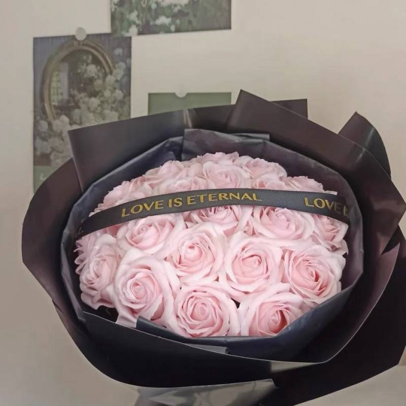 【엉덩이 키스】21개의 핑크 장미