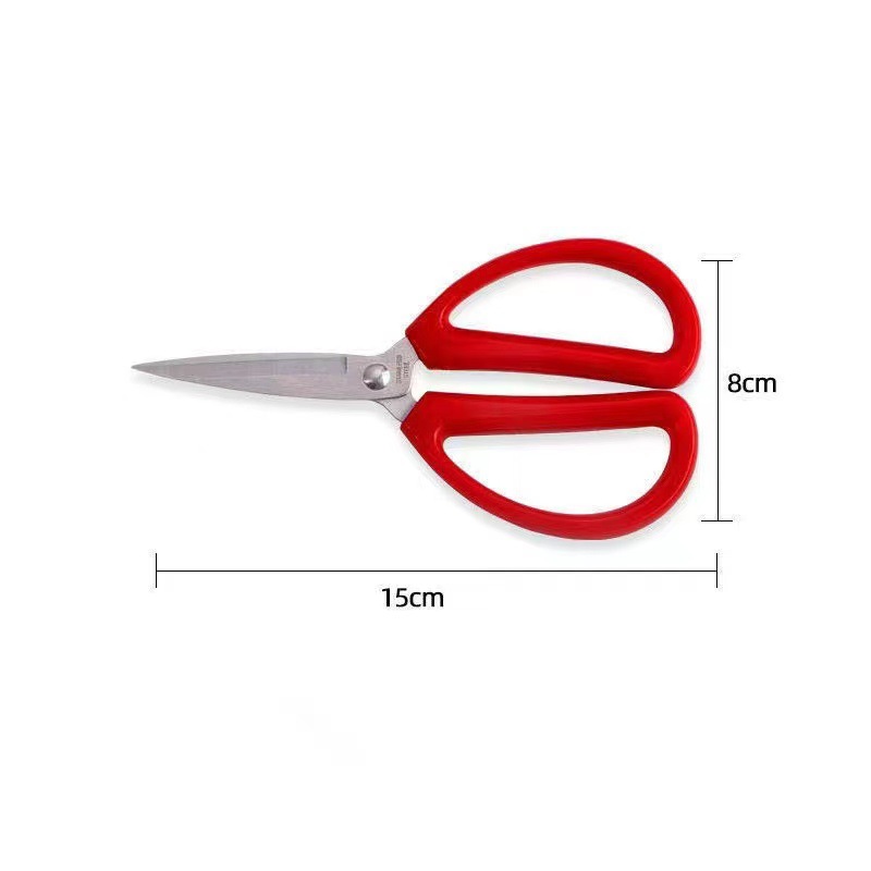 Acero inoxidable tijeras caseras pequeñas tijeras de aguja de corte de papel de mano cocina multifuncional cortadora de modas estudiantes artesanía