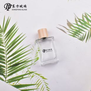 Manufacturer in stock small sample perfume bottle flower glass bottle mini packaging material Q version 5ml perfume packaging flower bloom
